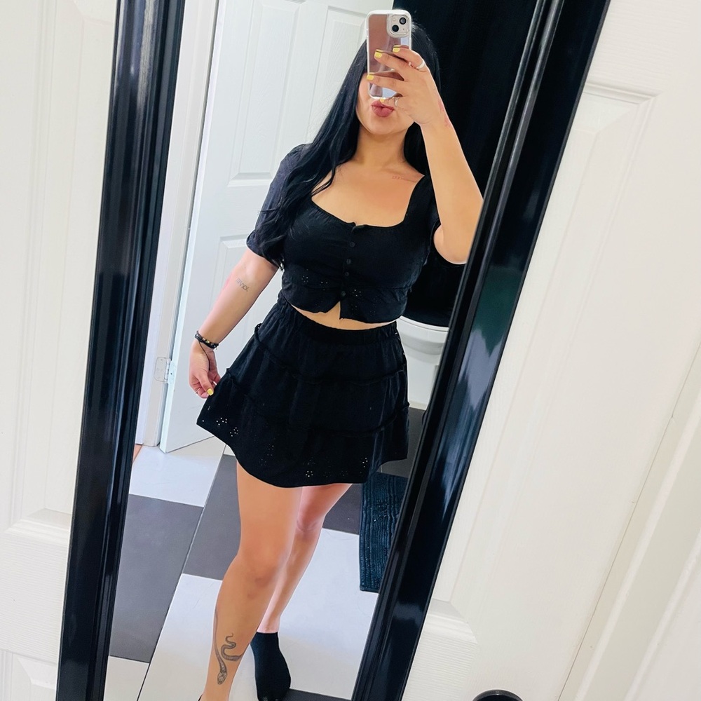 Black Two-Piece Set